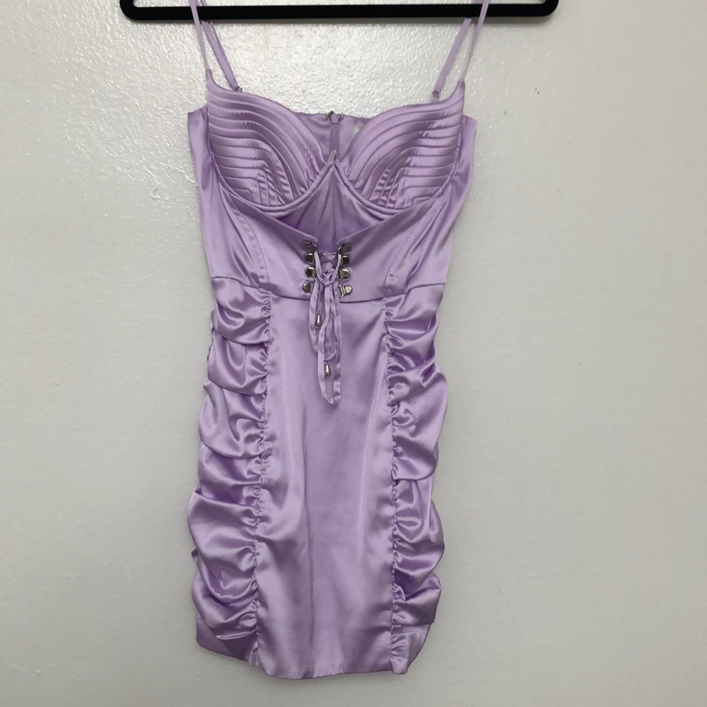 Lavender mini dress